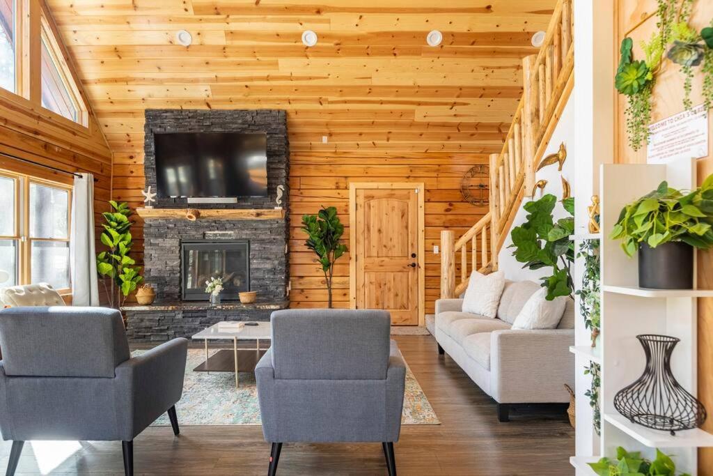 Modern Family Cabin Mins To Lake, Slopes & Hikes Big Bear City Eksteriør bilde